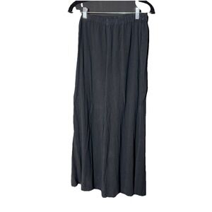 Oh My Gauze 1 1X Wide Leg Balloon Lantern Pants Black Cotton‎ Lagenlook